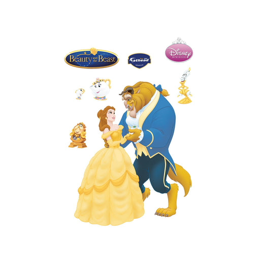 Beauty and the Beast: Belle & Beast Dancing Mural        - Officially Licensed Disney Removable Wall   Adhesive Decal - Premium Mural - Just $99.99! Shop now at Retro Gaming of Denver