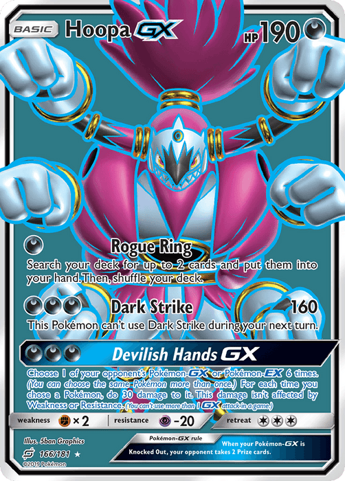 Hoopa GX (166/181) [Sun & Moon: Team Up] - for just $3.05! 