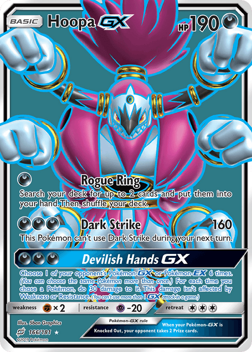 Hoopa GX (166/181) [Sun & Moon: Team Up] - for just $3.05! 