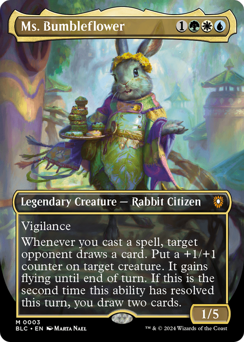 Ms. Bumbleflower (BLC-003) - Bloomburrow Commander (Borderless) - for just $1.45! 