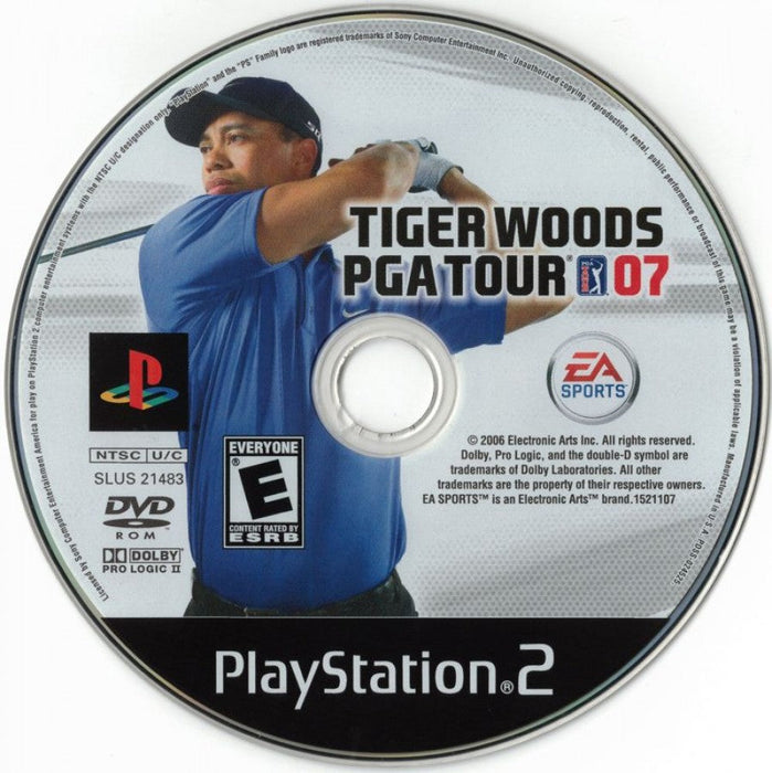 Tiger Woods PGA Tour 07 – PlayStation 2 (PS2) - for just $0! 