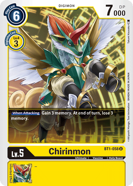 Chirinmon [BT1-058] [Release Special Booster Ver.1.0] - Just $0.09! Shop now at Retro Gaming of Denver