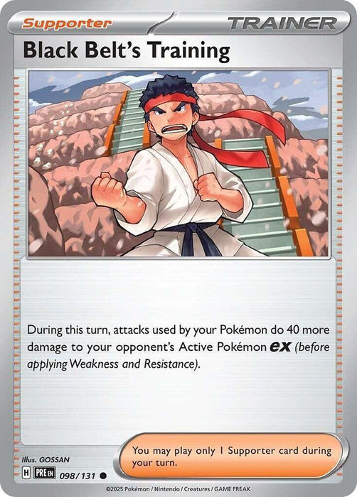 Black Belt's Training (098/131) [Scarlet & Violet: Prismatic Evolutions] - for just $0.10! 