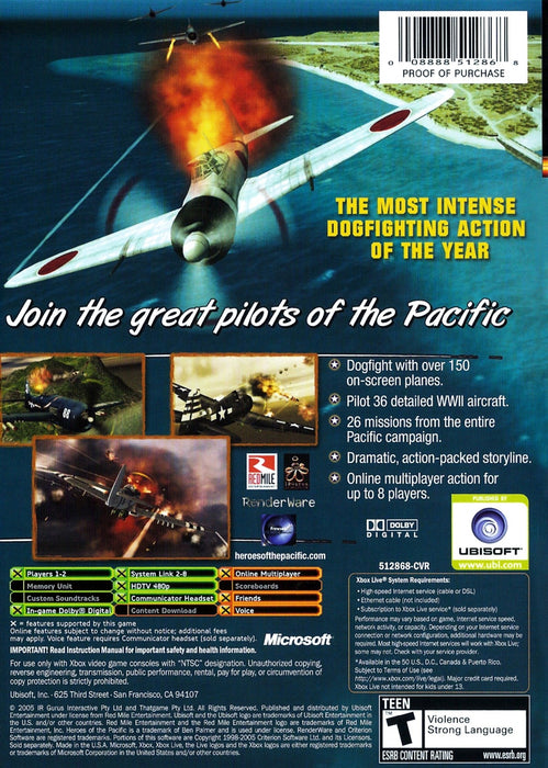 Heroes of the Pacific – Xbox (XBOX) - for just $0! 
