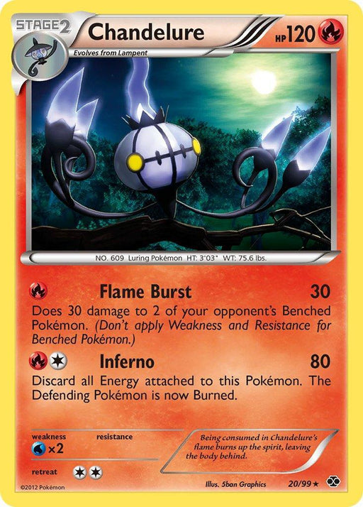 Chandelure (20/99) (Theme Deck Exclusive) [Black & White: Next Destinies] - for just $0.50! 