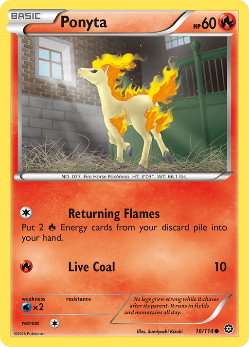 Ponyta (16/114) [XY: Steam Siege] - for just $0.10! 
