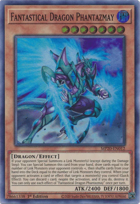 Fantastical Dragon Phantazmay [MP20-EN012] Super Rare - for just $0.35! 