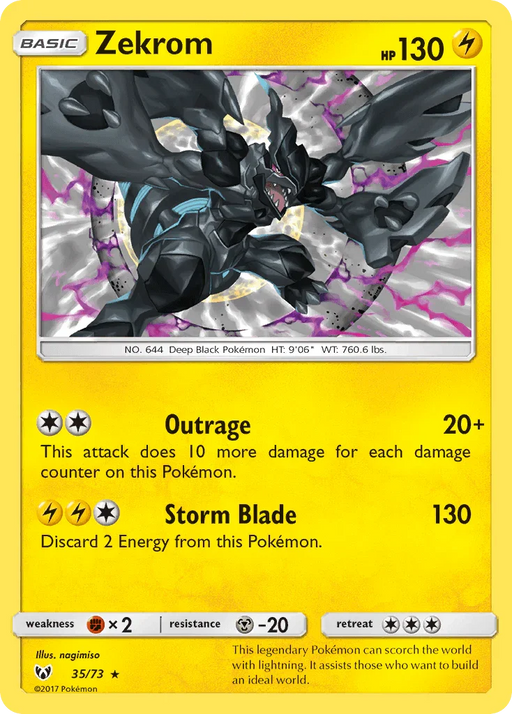 Zekrom (35/73) [Sun & Moon: Shining Legends] - for just $0.20! 