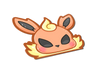 Pokemon: Flareon Eeveelution Peeker Sticker - for just $5! 