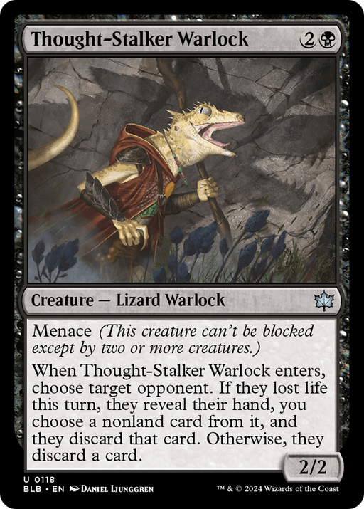 Thought-Stalker Warlock (BLB-118) - Bloomburrow - for just $0.05! 