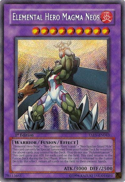 Elemental Hero Magma Neos [TAEV-EN043] Secret Rare - for just $25.05! 