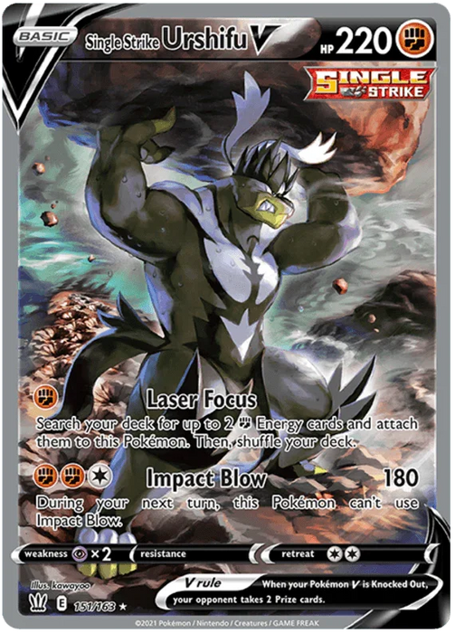 Single Strike Urshifu V (151/163) [Sword & Shield: Battle Styles] - for just $7.35! 