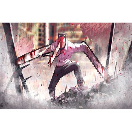 Chainsaw Man Wallscroll 340 - Premium Figures - Just $19.95! Shop now at Retro Gaming of Denver