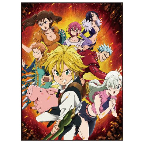 The Seven Deadly Sins Wallscroll - Premium Figures - Just $19.95! Shop now at Retro Gaming of Denver