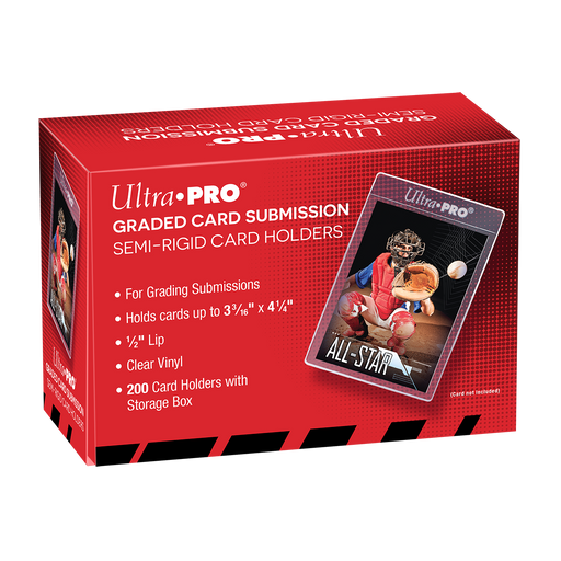 1/2" Lip Semi-Rigid Tall Card Holders (200ct) - for just $37.99! 