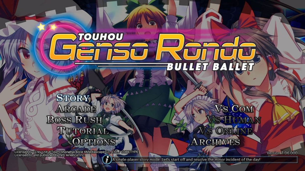Touhou Genso Rondo: Bullet Ballet – PlayStation 4 (PS4) - for just $0! 