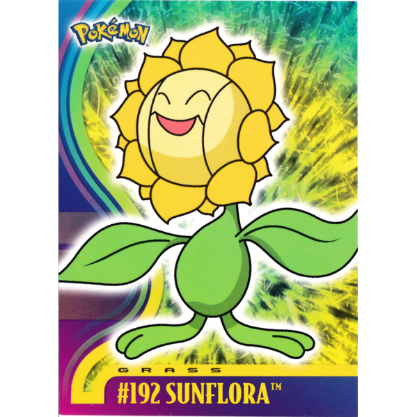 Sunflora (192) [Topps Pokemon Johto Series 1] - Just $0.75! Shop now at Retro Gaming of Denver