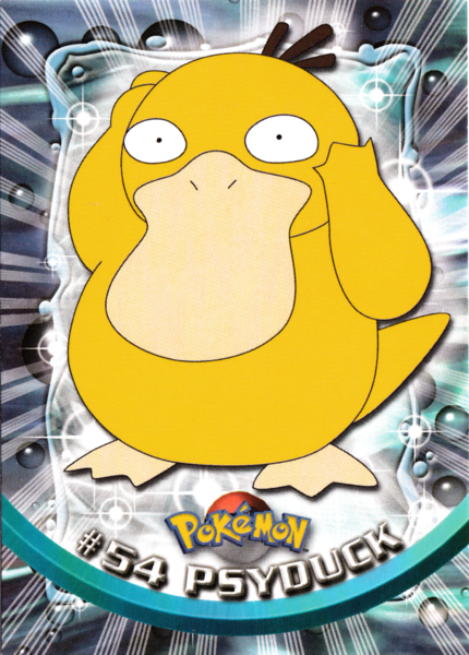 Psyduck (54) [Topps TV Animation Edition Series 1 (Fourth Print)] - for just $0.50! 