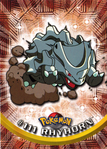 Rhyhorn (111) [Topps TV Animation Edition Series 2] - for just $1.50! 
