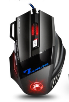 Colorful breathing light gaming chicken game mouse - for just $18.96! 