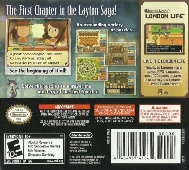 Professor Layton and the Last Specter – Nintendo DS (DS) - for just $40.99! 