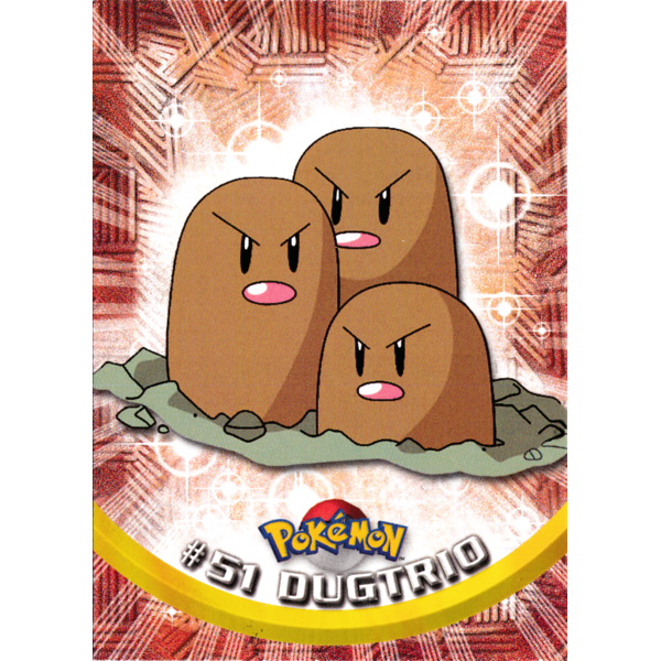 Dugtrio (56) [Topps TV Animation Edition Series 1 (Second Print)] - Just $1! Shop now at Retro Gaming of Denver