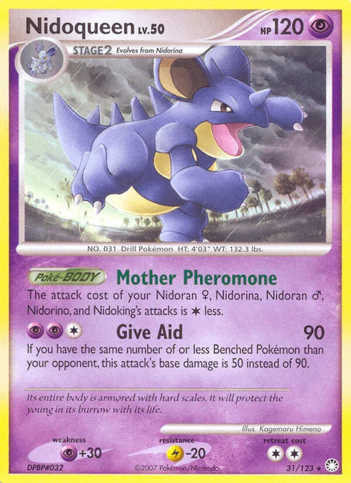 Nidoqueen (31/123) [Diamond & Pearl: Mysterious Treasures] - for just $0.70! 