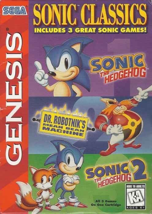 Sonic Classics 3 In 1 (Sega Genesis) - for just $0! 