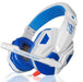 Pu mind pc780 black blue head game Gaming Headset computer YY voice with Mike black blue light headphones - for just $61.58! 