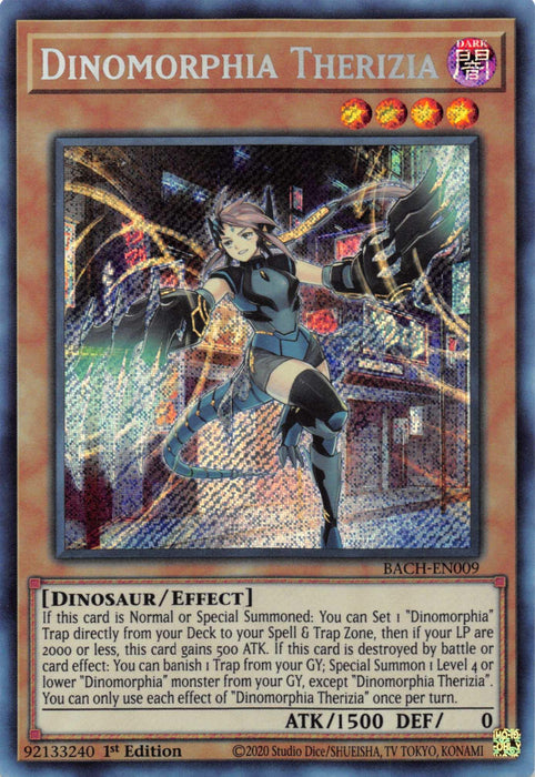 Dinomorphia Therizia [BACH-EN009] Secret Rare - for just $0.20! 