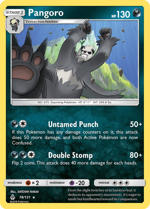 Pangoro (78/131) [Sun & Moon: Forbidden Light] - for just $0.15! 