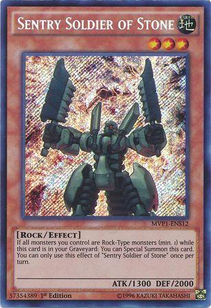 Sentry Soldier of Stone [MVP1-ENS12] Secret Rare - for just $0.10! 