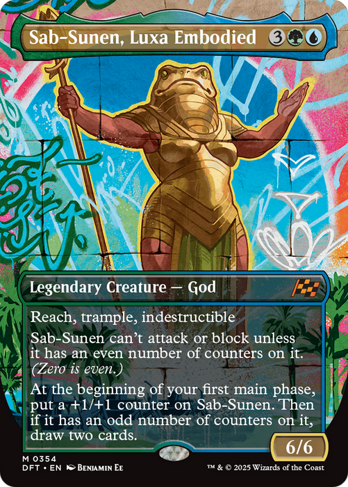 Sab-Sunen, Luxa Embodied (DFT-354) - Aetherdrift (Borderless) Foil - for just $1.32! 
