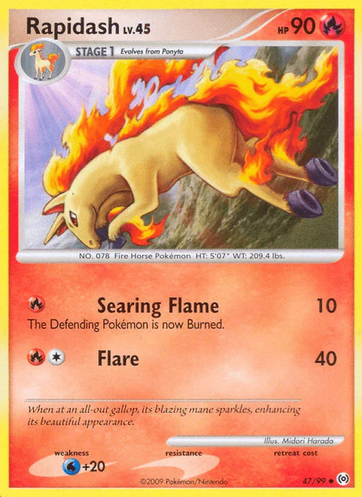 Rapidash (47/99) [Platinum: Arceus] - for just $0.35! 
