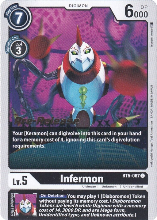 Infermon [BT5-067] [Battle of Omni Pre-Release Promos] - Just $1.40! Shop now at Retro Gaming of Denver