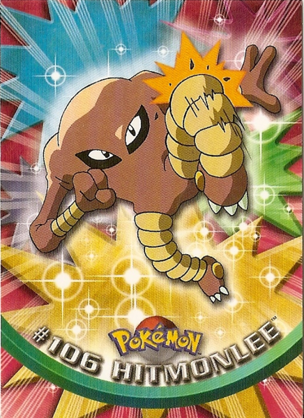 Hitmonlee (106) [Topps TV Animation Edition Series 2] - for just $0.75! 