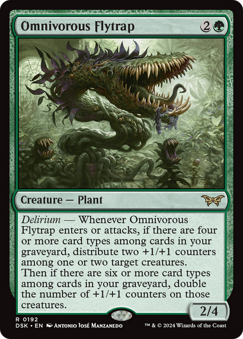Omnivorous Flytrap (DSK-192) - Duskmourn: House of Horror - for just $0.06! 