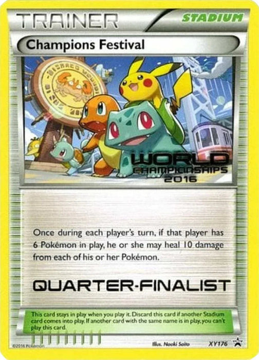 Champions Festival (XY176) (2016 Quarter Finalist) [XY: Black Star Promos] - for just $0.10! 