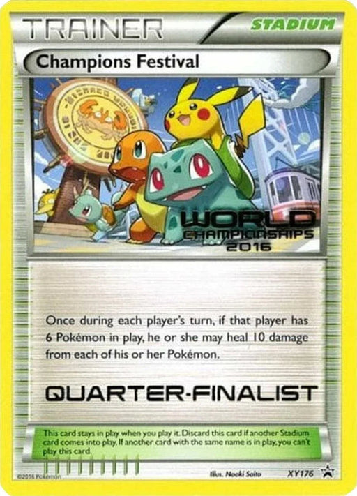 Champions Festival (XY176) (2016 Quarter Finalist) [XY: Black Star Promos] - for just $0.10! 