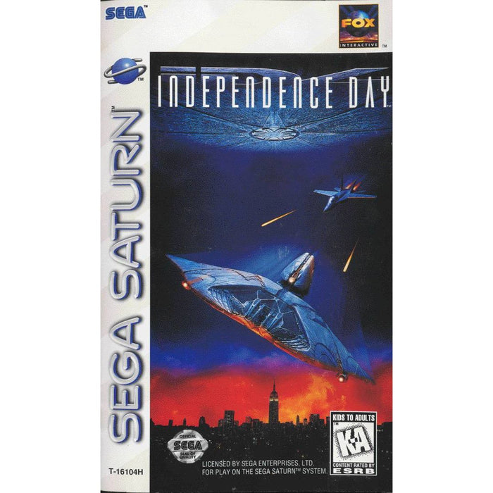 Independence Day (Sega Saturn) - Just $0! Shop now at Retro Gaming of Denver