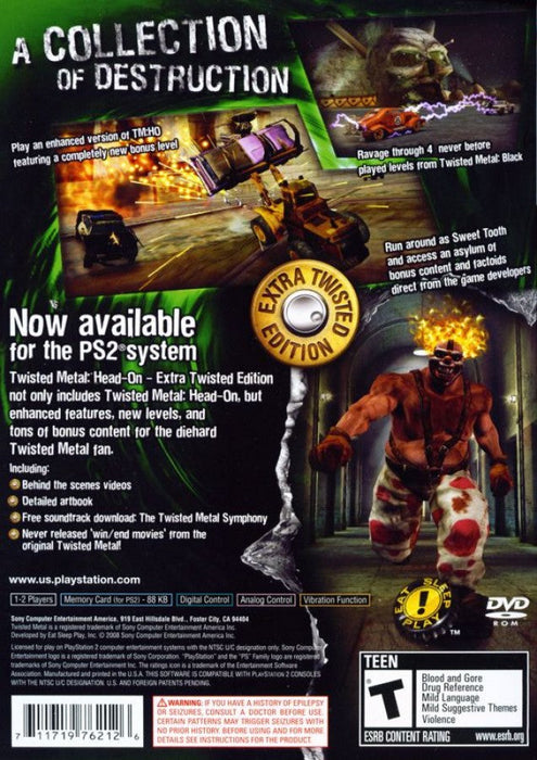 Twisted Metal: Head-On - Extra Twisted Edition – PlayStation 2 (PS2) - for just $22.99! 
