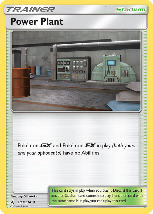 Power Plant (183/214) [Sun & Moon: Unbroken Bonds] - for just $0.10! 