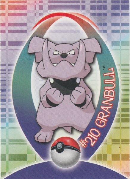 Granbull Sticker (47 of 62) [Topps Pokemon Johto Series 1] - for just $0.75! 