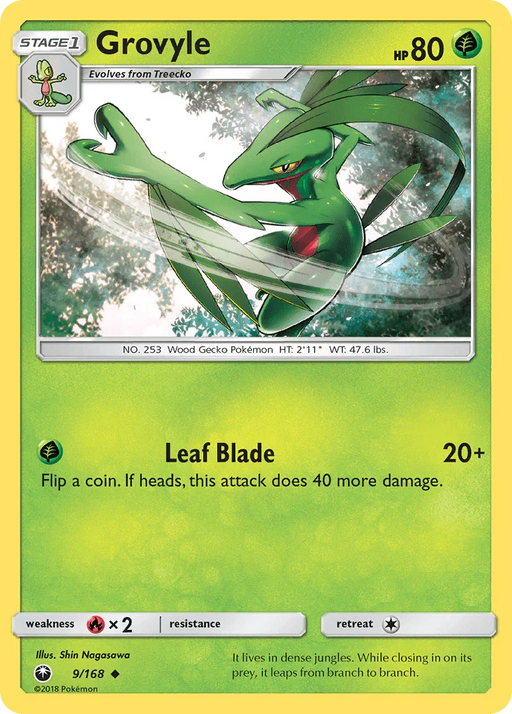 Grovyle (9/168) [Sun & Moon: Celestial Storm] - for just $0.25! 