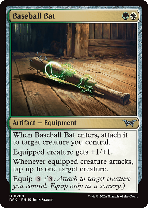 Baseball Bat (DSK-209) - Duskmourn: House of Horror Foil - for just $0.04! 