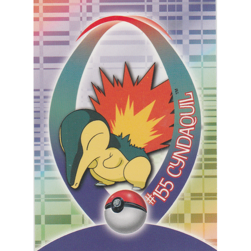 Cyndaquil Sticker (4 of 62) [Topps Pokemon Johto Series 1] - Just $0.75! Shop now at Retro Gaming of Denver