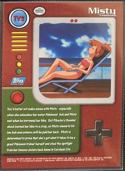 Misty Foil (TV3) [Topps TV Animation Edition Series 1 (First Print)] - for just $0.75! 