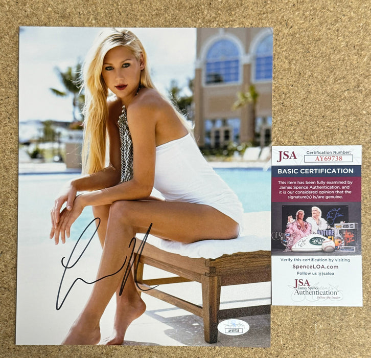 Anna Kournikova Signed Tennis Player & Model 8x10 Photo With JSA COA - for just $70! 