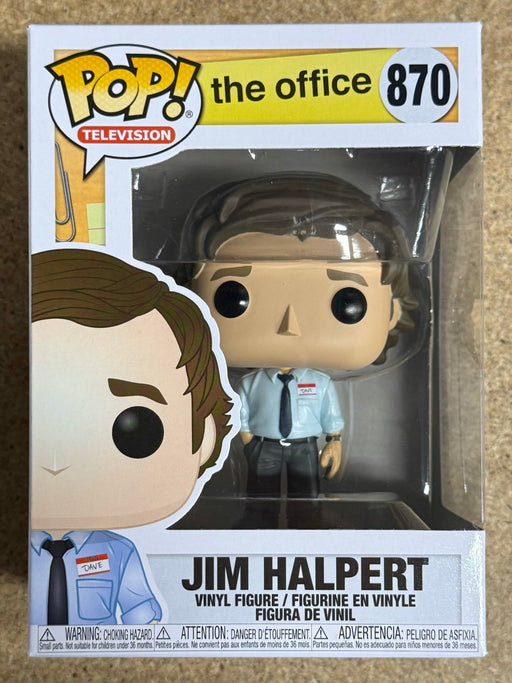 Funko Pop! Television Jim Halpert #870 The Office Dunder Mifflin 2024 - for just $13! 