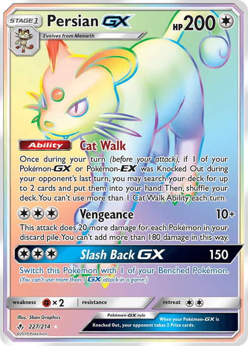 Persian GX (227/214) [Sun & Moon: Unbroken Bonds] - for just $7.40! 